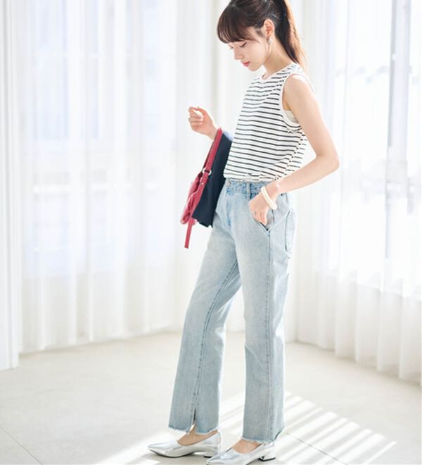 RANAN（ラナン）の「＜BC＞綿100％ひんやりタンクトップ（カットソー）」｜詳細画像