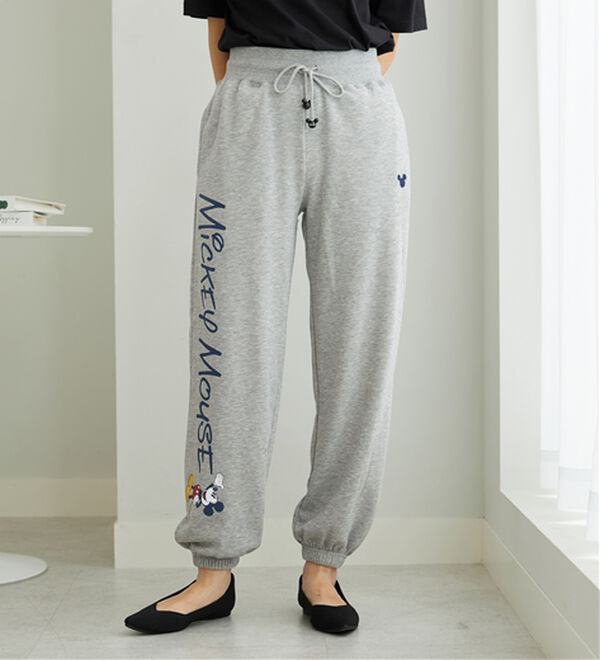 BELLUNA（ベルーナ）の「＜Ｄｉｓｎｅｙ＞【ミッキー】裾ゴム入り裏毛スウェットパンツ（その他パンツ）」｜詳細画像