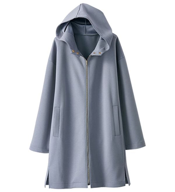 BELLUNA（ベルーナ）の「衿デザインロング丈パーカー（パーカー）」｜詳細画像