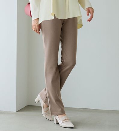 BELLUNA（ベルーナ）の「【選べる股下】ジャストフィットらくらくパンツ（フルレングスパンツ）」