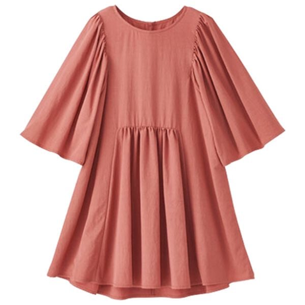 BELLUNA（ベルーナ）の「着痩せ！ワッシャー素材フレアーチュニック（チュニック）」｜詳細画像