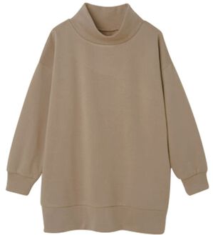 RANAN（ラナン）の「【アンチピリング】裏起毛ハイネックプルオーバー（カットソー）」｜グレージュ