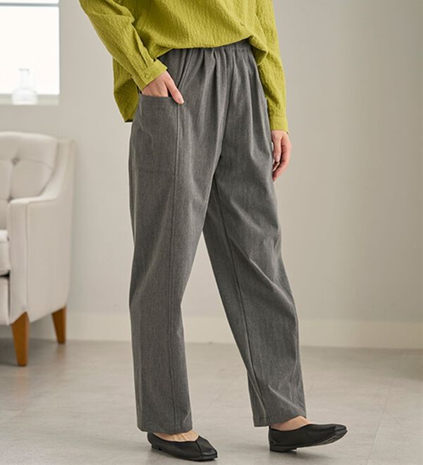 BELLUNA（ベルーナ）の「《ＨｕｇＲｅａｍコットン》セミカーブパンツ（フルレングスパンツ）」｜詳細画像