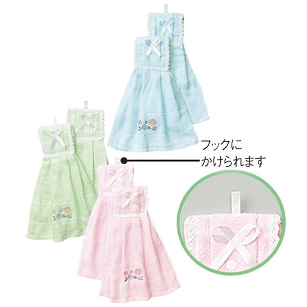 「ドレスタオル３色６枚組（タオル）」｜詳細画像