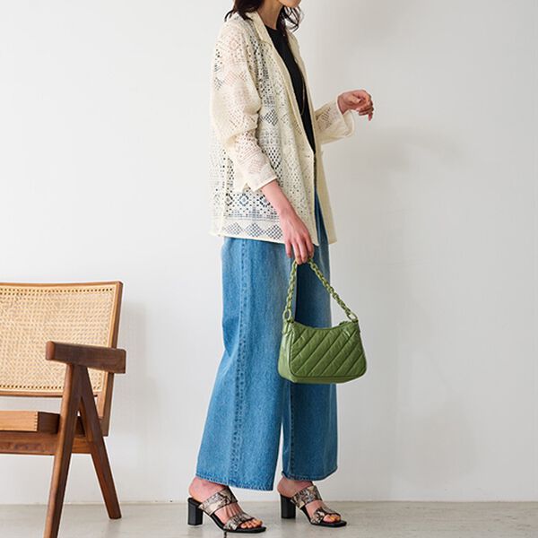 RANAN（ラナン）の「幾何レースジャケット（シャツ）」｜詳細画像