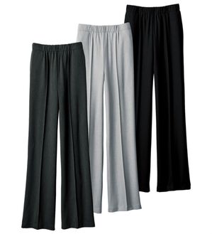 ルフラン（ルフラン）の「【３本組】日本製すっきり見えのフレアーパンツ（フルレングスパンツ）」｜詳細画像