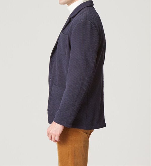 「大人の魅力高まる総柄リラックスジャケット（メンズジャケット）」｜詳細画像