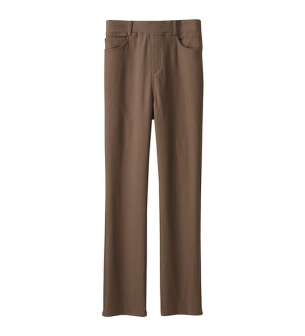 BELLUNA（ベルーナ）の「裏起毛ツイル素材ストレッチパンツ（フルレングスパンツ）」｜詳細画像