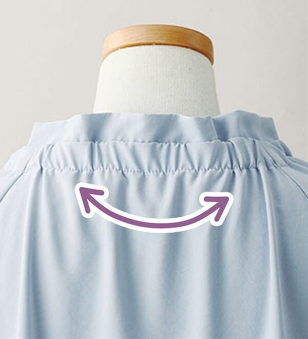 BELLUNA（ベルーナ）の「着脱楽々！フリル衿ボウタイブラウス（ブラウス）」｜詳細画像