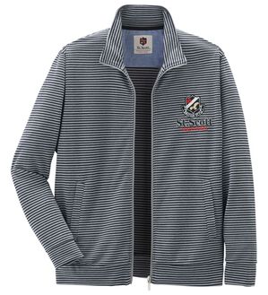 「さっと羽織れるドライメッシュブルゾン（メンズブルゾン）」｜ライトグレー