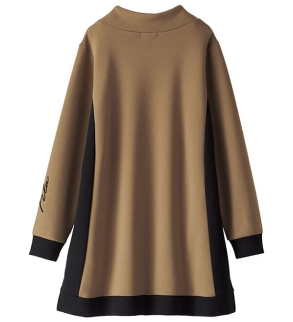 BELLUNA（ベルーナ）の「＜ＦＩＬＡ＞配色切替チュニックワンピース（チュニックワンピース）」｜詳細画像