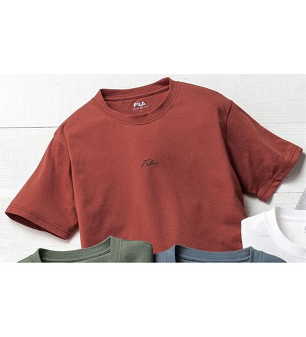 「＜フィラ＞色を愉しむ！大人デザインインナーシャツ（メンズ肌着・インナーウェア）」｜レンガ