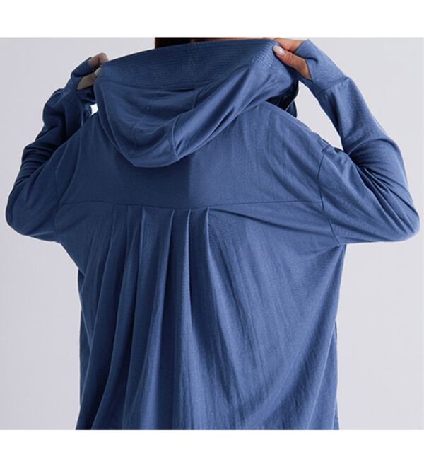 BELLUNA（ベルーナ）の「絶対に焼けたくない！後プリーツＵＶパーカー（パーカー）」｜詳細画像