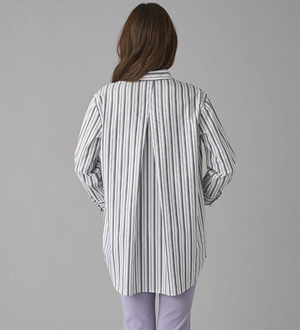 BELLUNA（ベルーナ）の「＜ＳＯＬＯＴＥＸ（Ｒ）＞ストレッチビッグシャツ（シャツ）」｜詳細画像