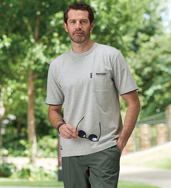 「【５色組】＜ダンロップ・リファインド＞品質自慢のベーシックＴシャツ（メンズＴシャツ）」｜詳細画像