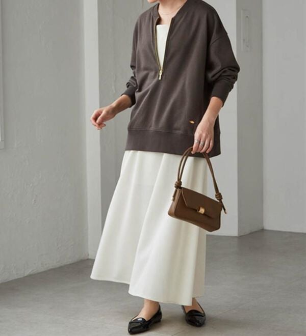 RANAN（ラナン）の「フロントハーフジップスウェット（トレーナー・スウェット）」｜詳細画像