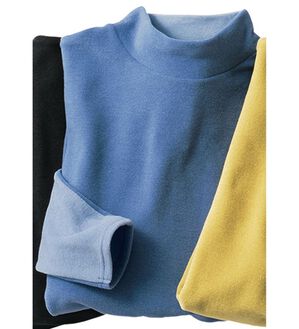 VINNO（ヴィノ）の「日本製＜ＭＩＰ＞コットン混配色プルオーバー（カットソー）」｜サックス系