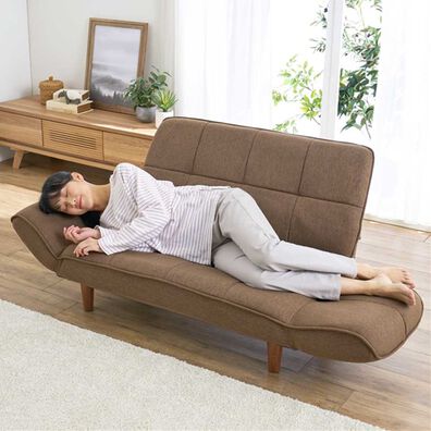 iellio（イエリオ）の「ゆったりハイバックボリュームカウチソファ（ソファ）」