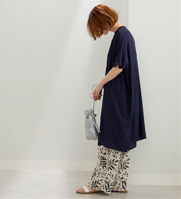 BELLUNA（ベルーナ）の「スラブ素材タック使いゆったりワンピース（その他ワンピース）」｜詳細画像