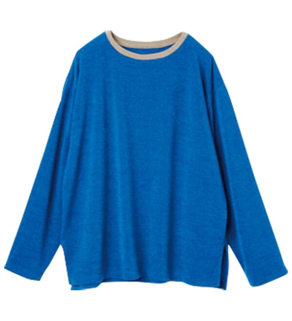 RANAN（ラナン）の「配色使いニットソープルオーバー（カットソー）」｜詳細画像