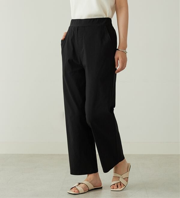 BELLUNA（ベルーナ）の「のびのびストレッチ美脚ストレートパンツ（ワイドパンツ・ガウチョ）」｜詳細画像