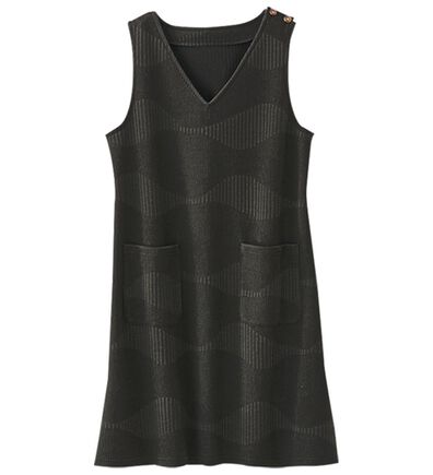 BELLUNA（ベルーナ）の「波柄ジャカードジャンパードレス（チュニックワンピース）」