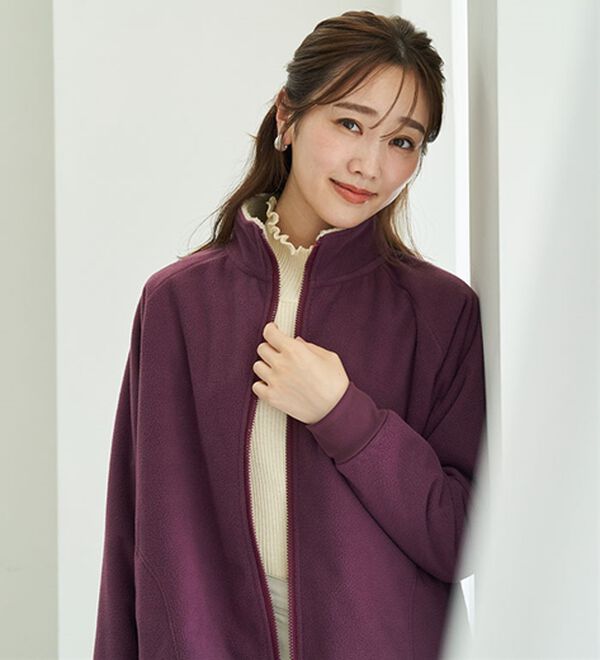 BELLUNA（ベルーナ）の「防風シート入り裏ボアあったかジャケット（ブルゾン）」｜詳細画像