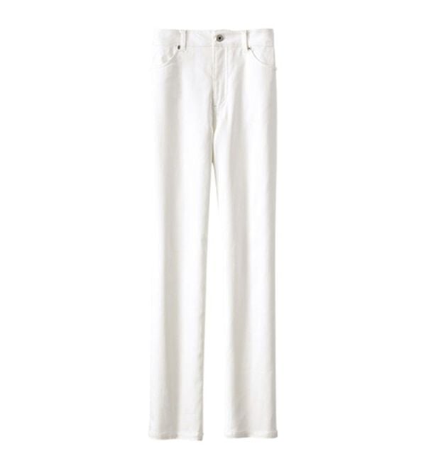 BELLUNA（ベルーナ）の「サラリ速乾！綿サテンストレッチカラーパンツ（フルレングスパンツ）」｜詳細画像