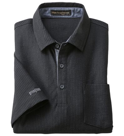 「＜パトリチオ　フランチェスカ＞ラクしてきちんと涼感サッカーポロシャツ（メンズポロシャツ）」