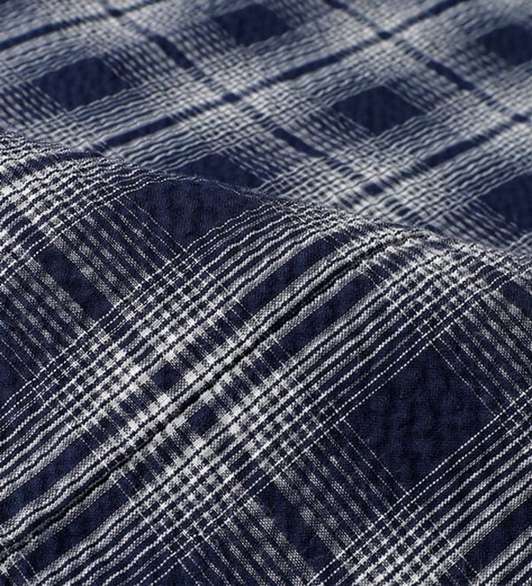 BELLUNA（ベルーナ）の「サッカー素材チェック柄チュニック（チュニック）」｜詳細画像