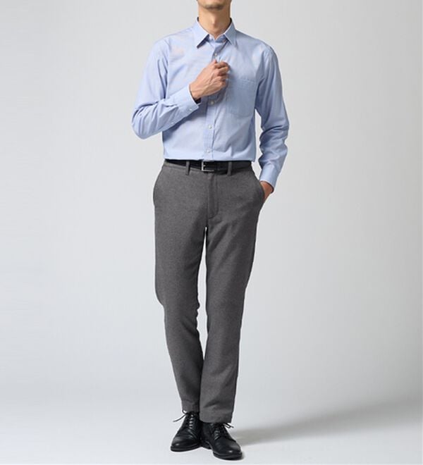 REMEN'S（リメンズ）の「起毛やわらかテーパードパンツ（メンズフルレングスパンツ）」｜詳細画像