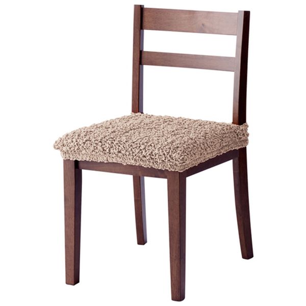 「フィット式　のびのびチェアカバー（ソファーカバー）」｜ブラウン