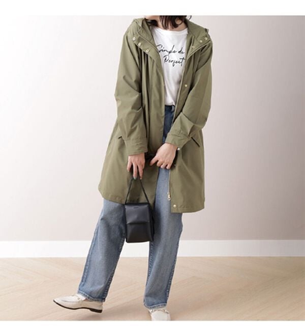 BELLUNA（ベルーナ）の「防風はっ水ロング丈マウンテンパーカー（ロングコート）」｜詳細画像