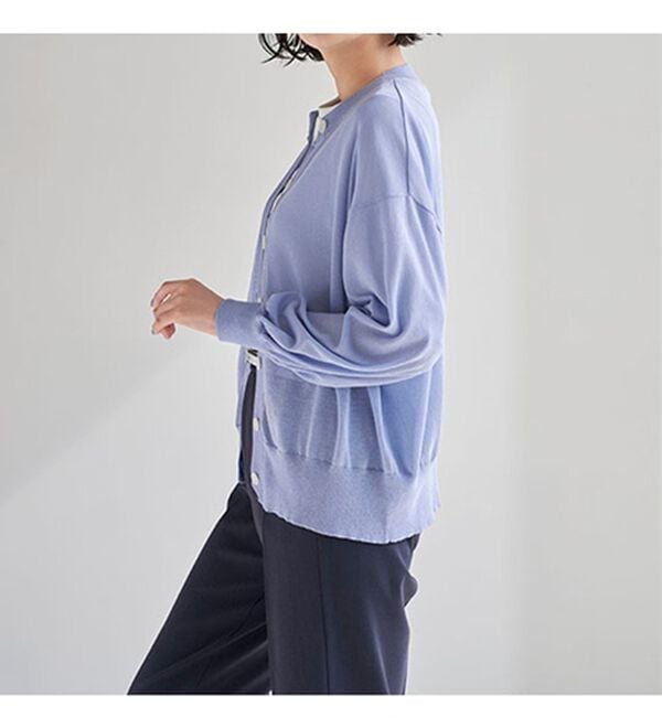 BELLUNA（ベルーナ）の「ヒンヤリ冷感！ゆったりカーディガン（ニットカーディガン）」｜詳細画像