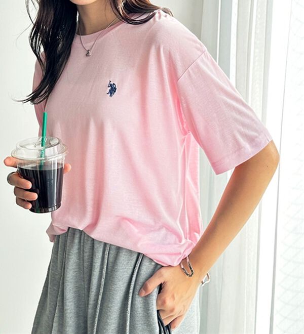 GeeRA（ジーラ）の「【Ｕ．Ｓ．　ＰＯＬＯ　ＡＳＳＮ．】スラブシアーTシャツ（Tシャツ）」｜詳細画像