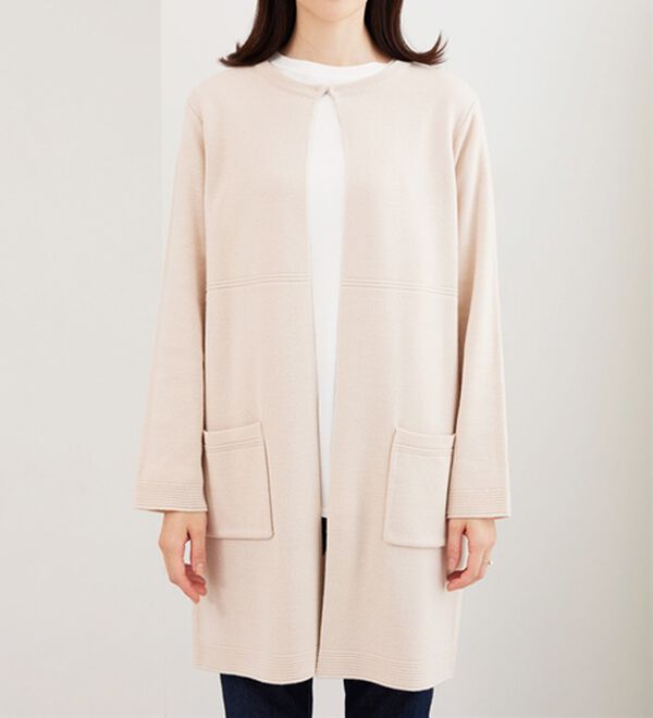 BELLUNA（ベルーナ）の「嬉しい機能付！ミラノリブカーディガン（ニットカーディガン）」｜詳細画像