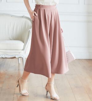 alotta（アロッタ）の「【４つの機能付】ひんやりドレープパンツ（ワイドパンツ・ガウチョ）」｜詳細画像