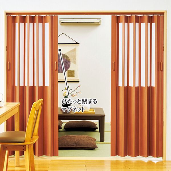 iellio（イエリオ）の「素敵に間仕切りパネルドア（のれん・間仕切り・カフェカーテン）」｜詳細画像