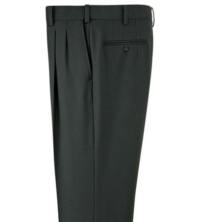 「裾上げ済ウエストストレッチスラックス　暖か裏地付（メンズスラックス）」