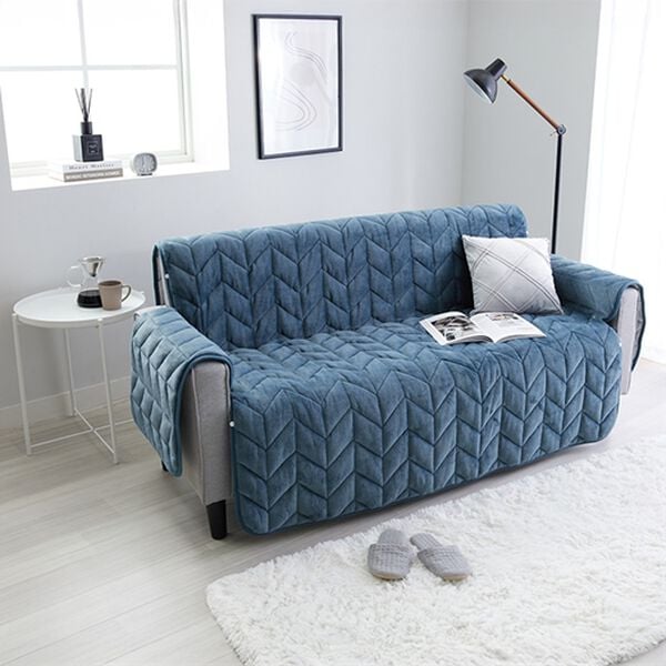 iellio（イエリオ）の「あったかふわふわボリュームソファカバー＜吸湿発熱・フランネル素材＞（ソファーカバー）」｜詳細画像