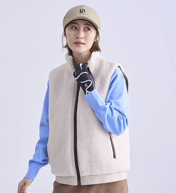 BELLUNA（ベルーナ）の「はっ水リバーシブルボアベスト（ベスト）」｜詳細画像