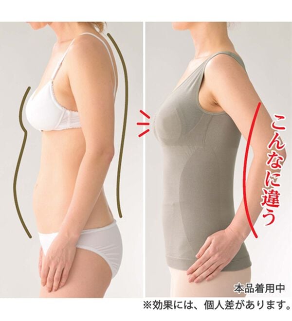 LAVIENNE（ラヴィエンヌ）の「新・綿混の美ラクるボディインナー（ボディスーツ・シェイパー）」｜詳細画像