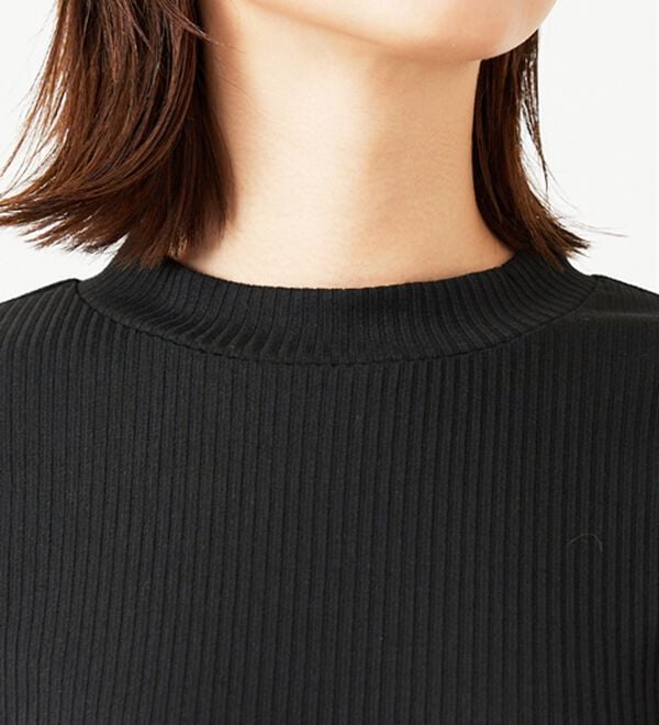 BELLUNA（ベルーナ）の「ベルト使い異素材切替ワンピ―ス（その他ワンピース）」｜詳細画像