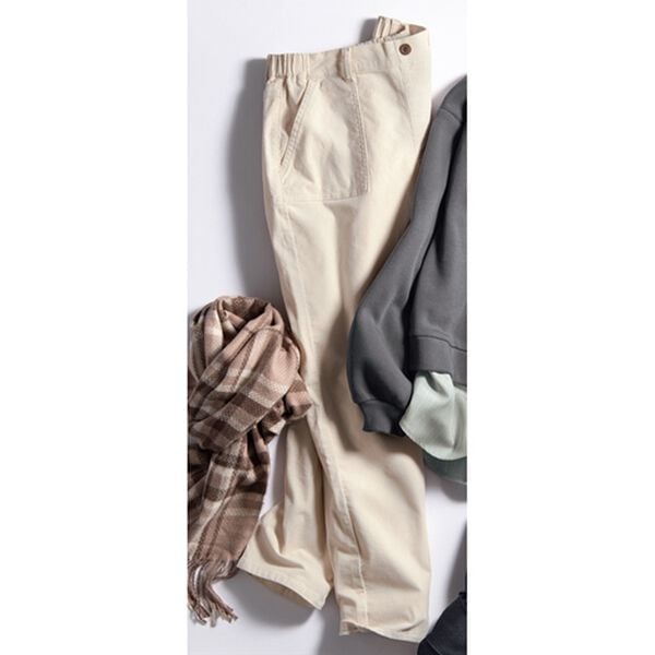 ルフラン（ルフラン）の「【２本組】コーデュロイ素材テーパードパンツ（フルレングスパンツ）」｜詳細画像