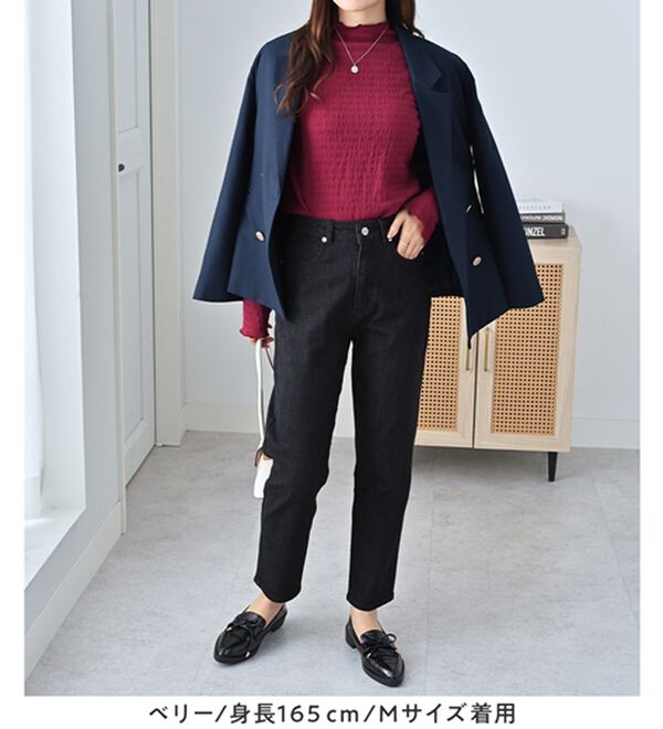 alotta（アロッタ）の「頼れる着回し力！立体ジャガード素材インナープルオーバー（カットソー）」｜詳細画像