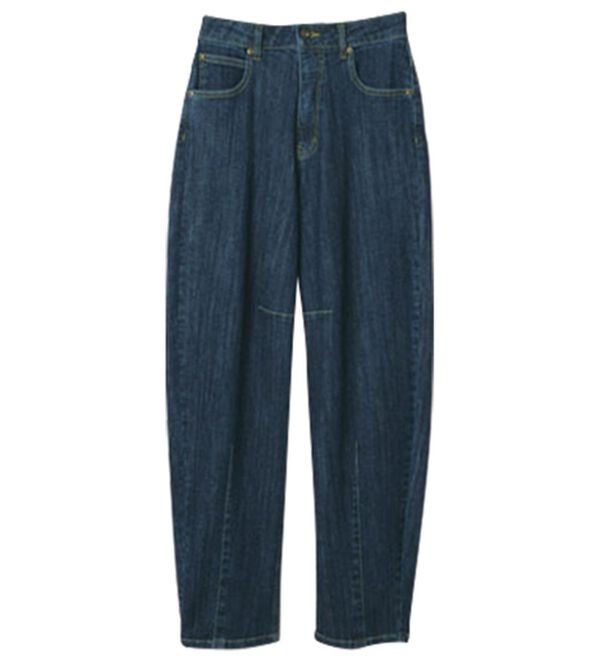 RANAN（ラナン）の「きれい見え麻入りカーブデニム（フルレングスパンツ）」｜詳細画像