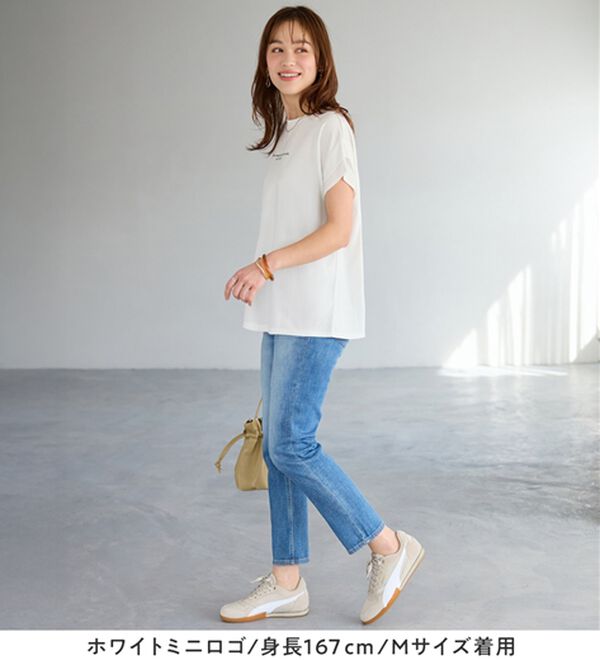 Viola e Viola（ヴィオラ エ ヴィオラ）の「脱普通！すっきり見え大人の上品Ｔシャツ（Tシャツ）」｜詳細画像