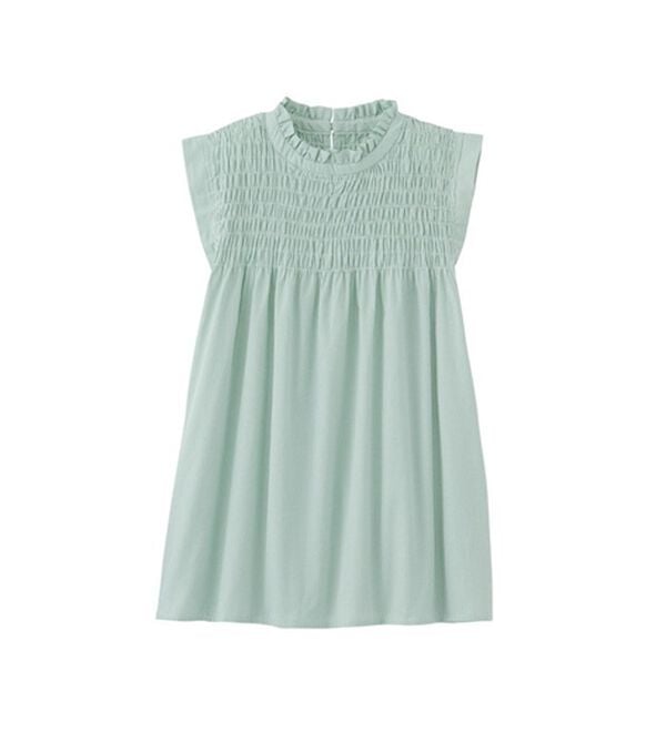 GeeRA（ジーラ）の「ストライプシャーリングブラウス（アンサンブル）」｜詳細画像