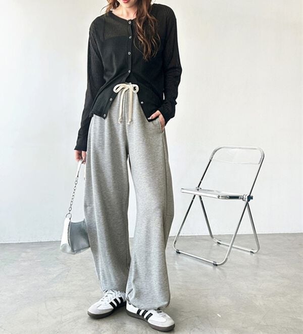 GeeRA（ジーラ）の「２ＷＡＹカーブスウェットパンツ（フルレングスパンツ）」｜詳細画像