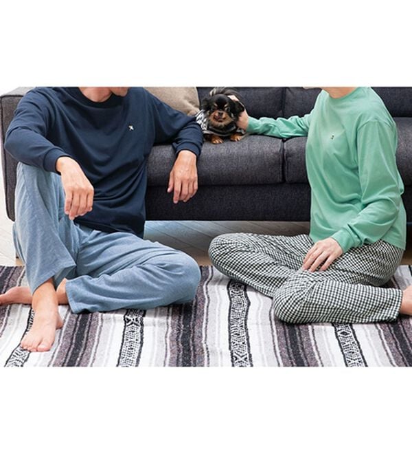 「のびやかガーゼパンツ（メンズルームウェア）」｜詳細画像